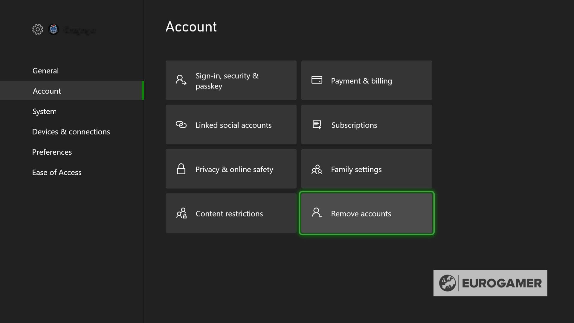 add existing account to xbox one